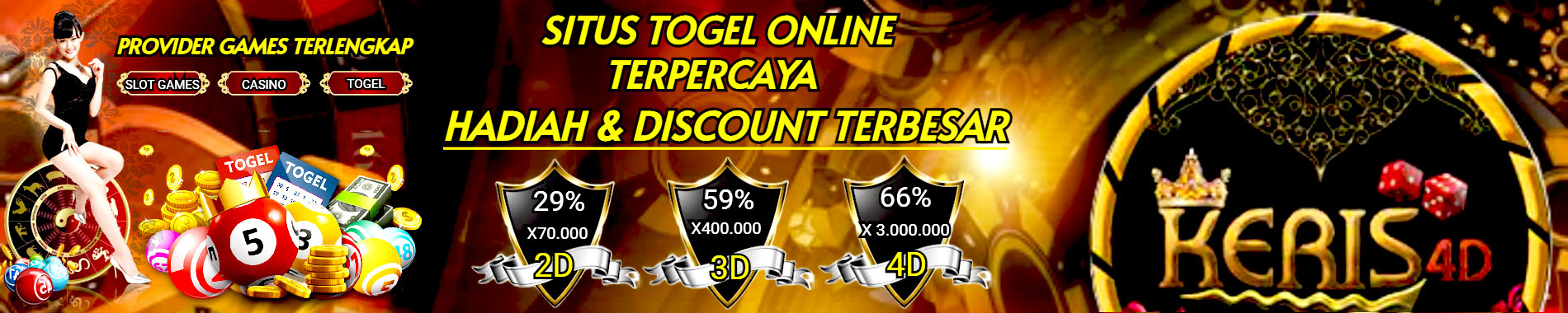 Keris4d1.com Situs Togel Casino dan Slot Terbaik